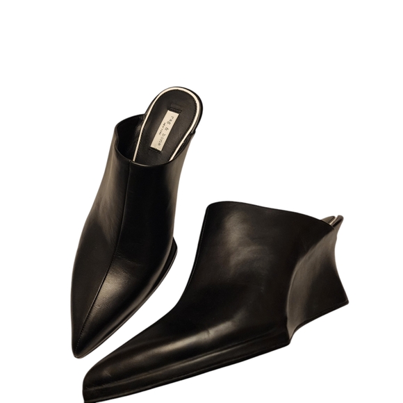 Rag & Bone Eclipse Leather Wedge Mule 7 NWOT - Picture 7 of 12